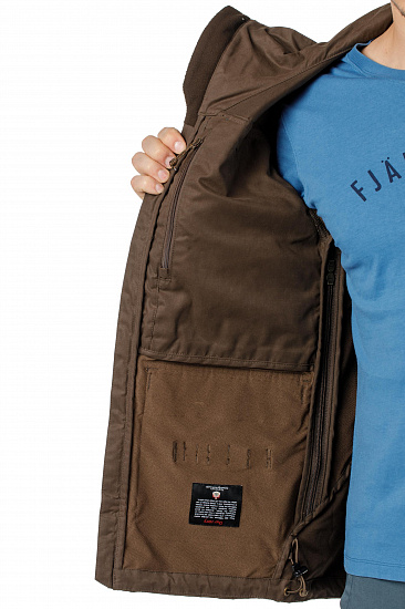 Куртка мужская Fjallraven Lappland Hybrid Dark Olive - Фото 14 большая
