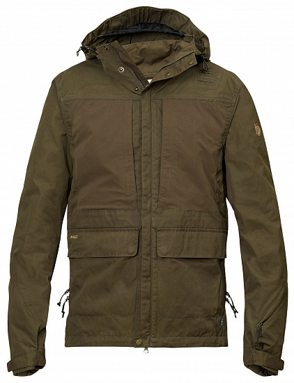 Куртка мужская Fjallraven Lappland Hybrid Dark Olive - Фото 1 большая