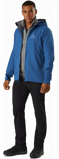 Куртка мужская Arcteryx Gamma LT Hoody Cobalt Sun - Фото 5 большая