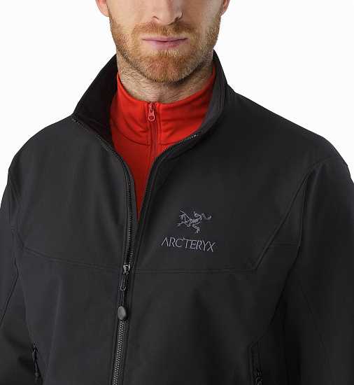 Куртка мужская Arcteryx Gamma LT Black - Фото 4 большая