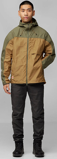 Куртка мужская Fjallraven High Coast Wind Buckwheat Brown/Green - Фото 2 большая