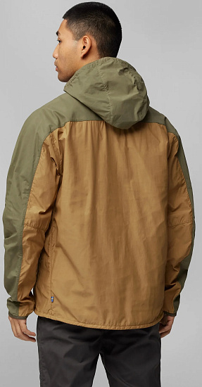Куртка мужская Fjallraven High Coast Wind Buckwheat Brown/Green - Фото 3 большая