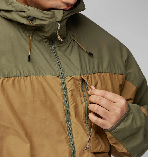 Куртка мужская Fjallraven High Coast Wind Buckwheat Brown/Green - Фото 10 большая