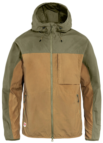 Куртка мужская Fjallraven High Coast Wind Buckwheat Brown/Green - Фото 1 большая