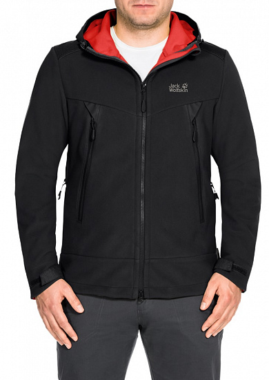 Куртка мужская Jack Wolfskin Chinook Black - Фото 2 большая