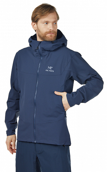 Куртка мужская Arcteryx Gamma LT Hoody Cobalt Moon - Фото 4 большая