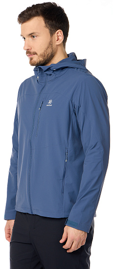 Куртка мужская Kailas Mountain Forest Hiking Softshell Midnight Blue - Фото 2 большая