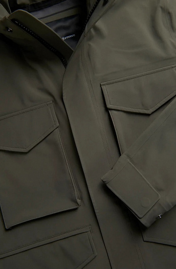 Куртка мужская Peak Performance Softshell Field Black Olive/Dee - Фото 2 большая