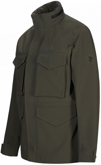 Куртка мужская Peak Performance Softshell Field Black Olive/Dee - Фото 5 большая