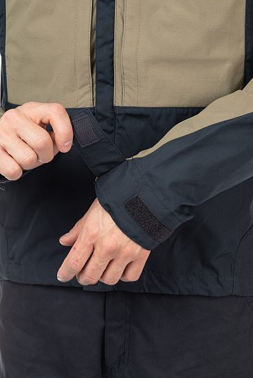 Куртка мужская Fjallraven Keb Dark Navy-Light Olive - Фото 8 большая