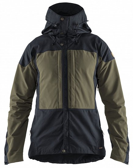Куртка мужская Fjallraven Keb Dark Navy-Light Olive - Фото 1 большая
