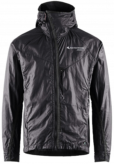 Куртка мужская  Klattermusen Ansur Hooded Wind Raven Black - Фото 1 большая