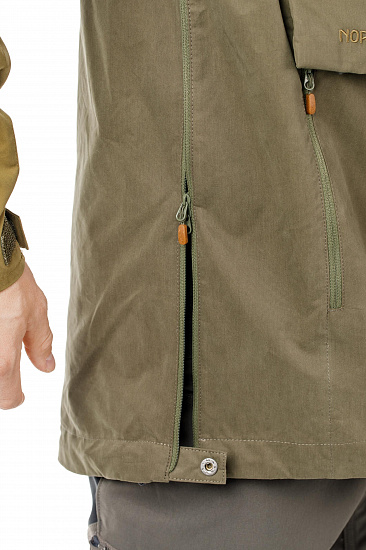 Куртка мужская Norrona Svalbard Cotton Anorak Olive Drab - Фото 13 большая