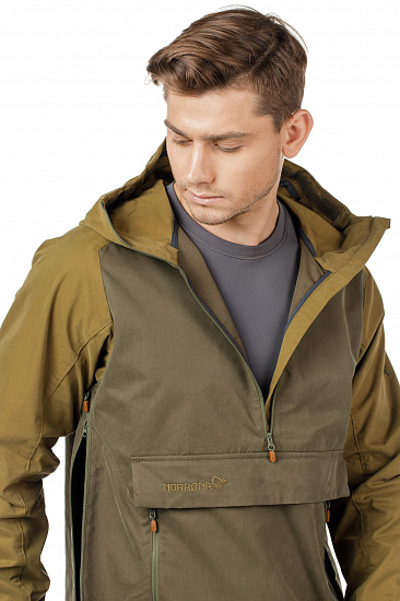 Куртка мужская Norrona Svalbard Cotton Anorak Olive Drab - Фото 14 большая