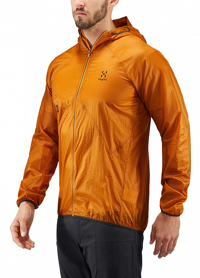 Куртка мужская Haglofs L.I.M Shield Comp Hood Desert Yellow - Фото 3 большая