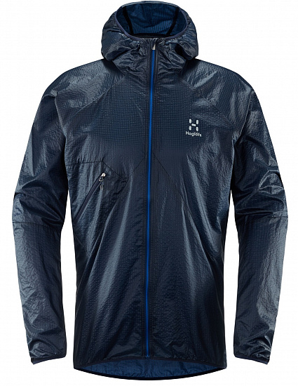 Куртка мужская Haglofs L.I.M Shield Comp Hood Tarn Blue/Storm Blue - Фото 1 большая