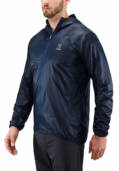 Куртка мужская Haglofs L.I.M Shield Comp Hood Tarn Blue/Storm Blue - Фото 3 большая