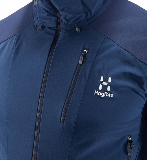 Куртка мужская Haglofs Skarn Hybrid Tarn Blue - Фото 6 большая