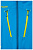 Куртка мужская Bergans Utakleiv Lt SeaBlue/Citrus - Фото 4 малая