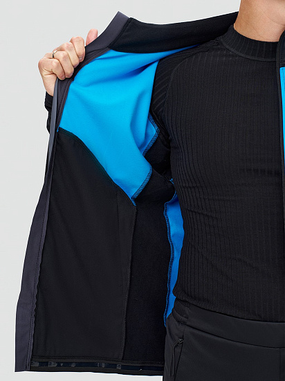 Куртка мужская Nordski Pro 2.0 Light Blue/Black - Фото 4 большая