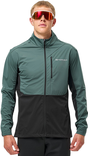 Куртка мужская Nordski Pro Tour Dark Mint/Black - Фото 1 большая