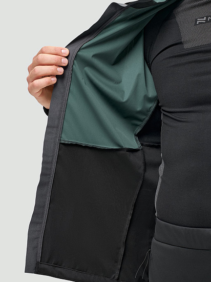 Куртка мужская Nordski Pro Tour Dark Mint/Black - Фото 4 большая
