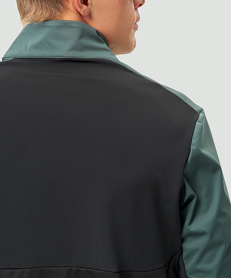 Куртка мужская Nordski Pro Tour Dark Mint/Black - Фото 7 большая