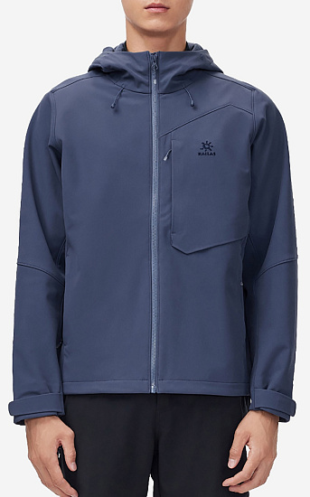 Куртка мужская Kailas Softshell KG2349105 Midnight Blue - Фото 4 большая