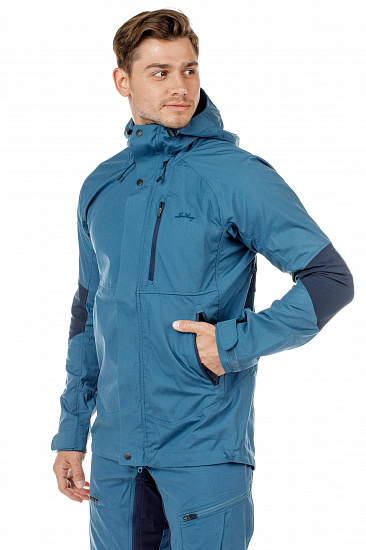 Куртка мужская Lundhags Makke Azure/Deep Blue - Фото 10 большая