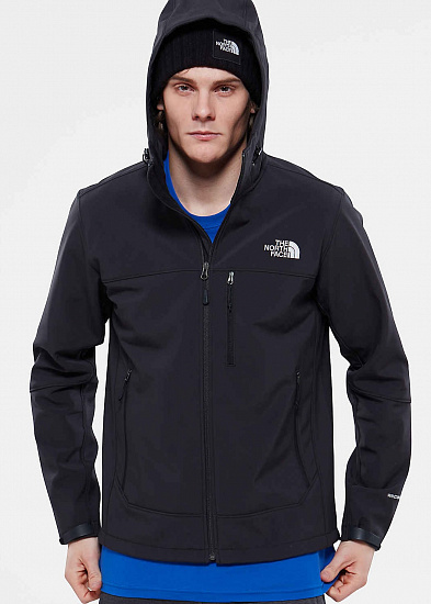 Куртка мужская The North Face Apex Bionic Hoodie TNF Black - Фото 4 большая