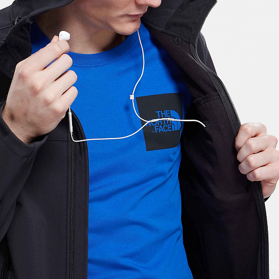 Куртка мужская The North Face Apex Bionic Hoodie TNF Black - Фото 6 большая