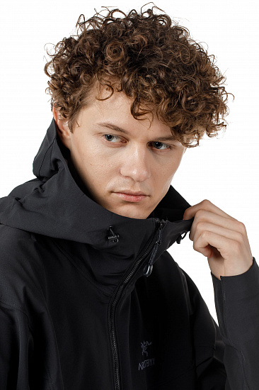 Куртка мужская Arcteryx Gamma LT Hoody Black - Фото 5 большая