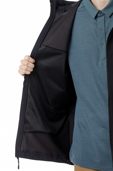Куртка мужская Arcteryx Gamma LT Hoody Black - Фото 6 большая