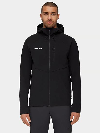 Куртка мужская Mammut Ultimate Comfort So Hd Black - Фото 3 большая