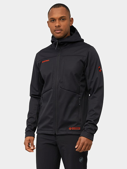 Куртка мужская Mammut Ultimate Viii So Hd 25 Years Black - Фото 3 большая