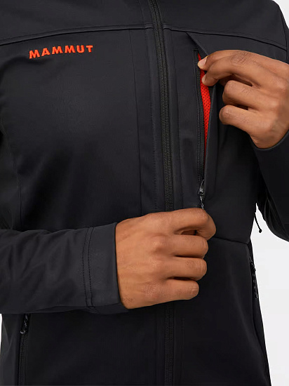 Куртка мужская Mammut Ultimate Viii So Hd 25 Years Black - Фото 8 большая