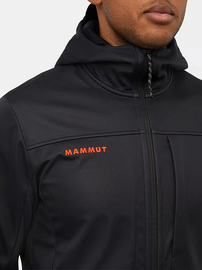 Куртка мужская Mammut Ultimate Viii So Hd 25 Years Black - Фото 9 большая
