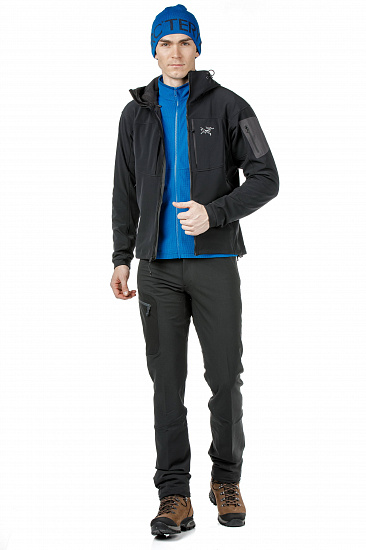 Куртка мужская Arcteryx Gamma MX Hoody Blackbird - Фото 2 большая