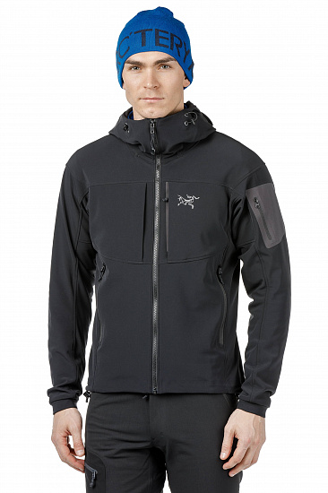 Куртка мужская Arcteryx Gamma MX Hoody Blackbird - Фото 3 большая