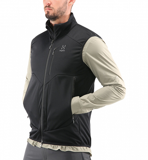 Жилет мужской Haglofs Multi WS True Black - Фото 3 большая