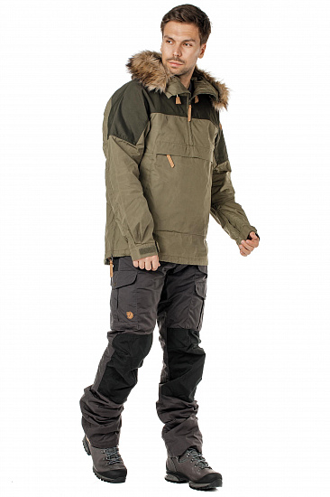 Куртка мужская Fjallraven Singi Anorak Laurel Green-Deep Forest - Фото 11 большая