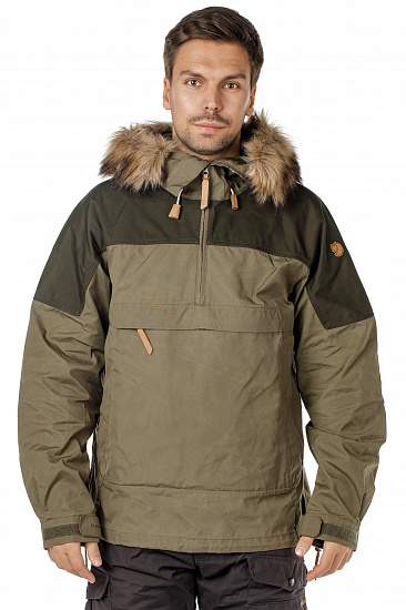Куртка мужская Fjallraven Singi Anorak Laurel Green-Deep Forest - Фото 10 большая