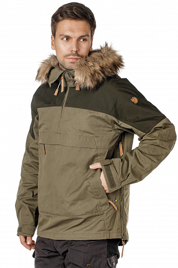Куртка мужская Fjallraven Singi Anorak Laurel Green-Deep Forest - Фото 9 большая