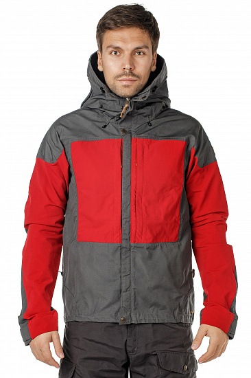 Куртка мужская Fjallraven Keb Stone Grey-Lava - Фото 3 большая