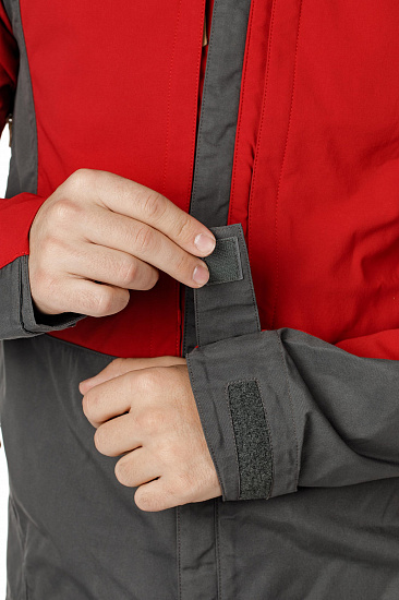 Куртка мужская Fjallraven Keb Stone Grey-Lava - Фото 6 большая