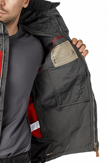 Куртка мужская Fjallraven Keb Stone Grey-Lava - Фото 10 большая
