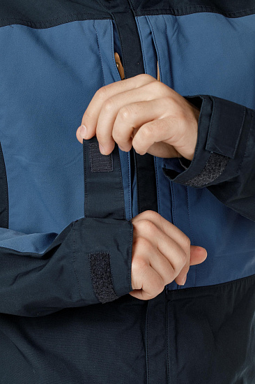 Куртка мужская Fjallraven Keb Dark Navy/Uncle Blue - Фото 6 большая