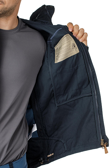 Куртка мужская Fjallraven Keb Dark Navy/Uncle Blue - Фото 9 большая
