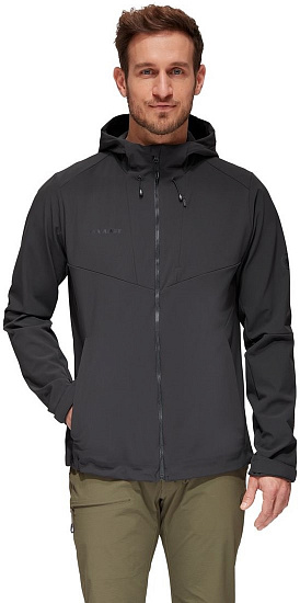 Куртка мужская Mammut Sapuen So Hooded Phantom - Фото 2 большая