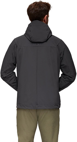 Куртка мужская Mammut Sapuen So Hooded Phantom - Фото 3 большая